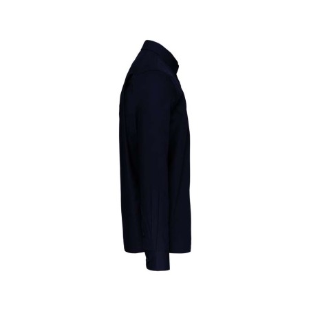 Chemise homme manches longues | K541 | Couleurs:Navy  | KARIBAN - dev.flocage-pro.com