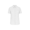 Chemise femme manches courtes | K544 | Couleurs:White  | KARIBAN | flocage broderie impression transfert  sérigraphie vêtement p