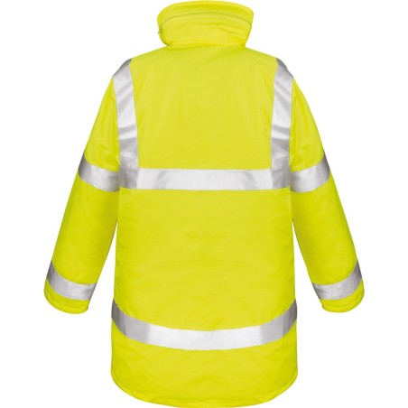 Parka de sécurité High Viz | R018X | Couleurs:Fluorescent Yellow  | RESULT | flocage broderie impression transfert  sérigraphie 