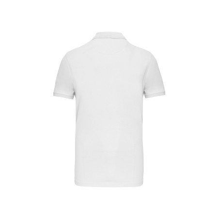 Mike > Polo manches courtes homme | K239 | Couleurs:White  | KARIBAN | flocage broderie impression transfert  sérigraphie vêteme