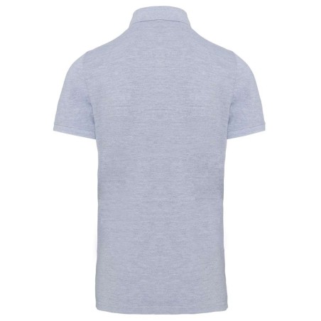 Polo col boutons pression manches courtes homme | WK225 | Couleurs:Oxford Grey  | WK. DESIGNED TO WORK | flocage broderie impres