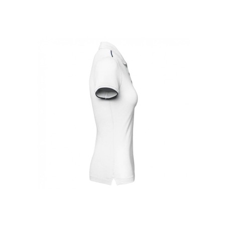 Polo DayToDay contrasté manches courtes femme | WK271 | Couleurs:White / Navy  | WK. DESIGNED TO WORK | flocage broderie impress