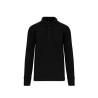 Sweat-shirt col polo homme | WK4000 | Couleurs:Black  | WK. DESIGNED TO WORK | flocage broderie impression transfert  sérigraphi