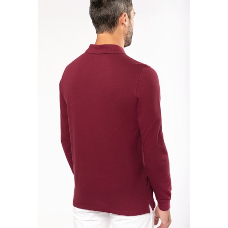 Polo manches longues homme