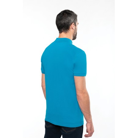 Polo piqué manches courtes homme