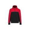 Veste softshell 3 couches bicolore BIONIC-FINISH® ECO unisexe | WK450 | Couleurs:Black / Red  | WK. DESIGNED TO WORK | flocage b