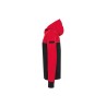 Veste softshell 3 couches bicolore BIONIC-FINISH® ECO unisexe | WK450 | Couleurs:Black / Red  | WK. DESIGNED TO WORK | flocage b