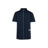 Blouse polycoton avec boutons-pression homme | WK505 | Couleurs:Navy  | WK. DESIGNED TO WORK | flocage broderie impression trans