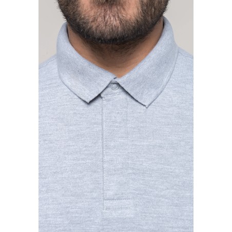 Polo col boutons pression manches courtes homme