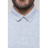 Polo col boutons pression manches courtes homme