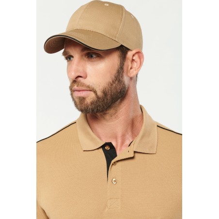 Polo DayToDay contrasté manches courtes homme
