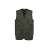 Gilet polycoton multipoches doublé unisexe | WK609 | Couleurs:Dark Khaki  | WK. DESIGNED TO WORK | flocage broderie impression t