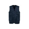 Gilet polycoton multipoches doublé unisexe | WK609 | Couleurs:Navy  | WK. DESIGNED TO WORK | flocage broderie impression transfe