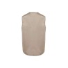 Gilet polycoton multipoches doublé unisexe | WK609 | Couleurs:Beige  | WK. DESIGNED TO WORK | flocage broderie impression transf