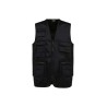 Gilet polycoton multipoches doublé unisexe | WK609 | Couleurs:Black  | WK. DESIGNED TO WORK | flocage broderie impression transf