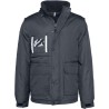 Parka workwear manches amovibles homme | WK6106 | Couleurs:Navy  | WK. DESIGNED TO WORK | flocage broderie impression transfert 