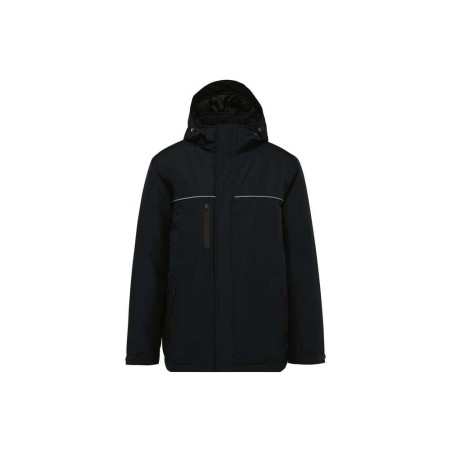 Parka performance à capuche unisexe | WK650 | Couleurs:Black  | WK. DESIGNED TO WORK | flocage broderie impression transfert  sé