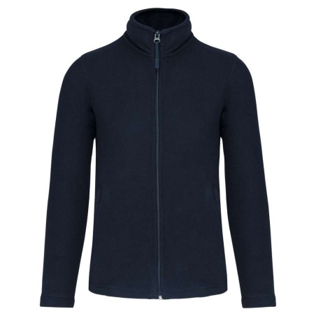 Veste micropolaire zippée homme | WK903 | Couleurs:Navy  | WK. DESIGNED TO WORK | flocage broderie impression transfert  sérigra