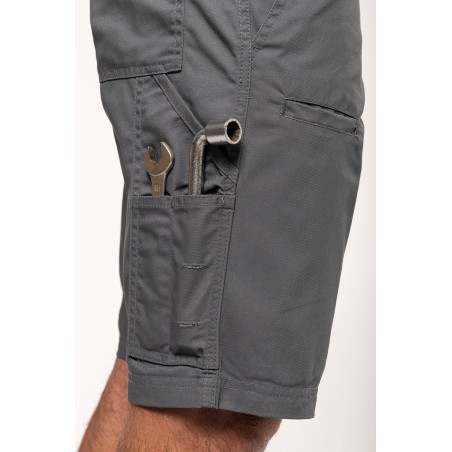 Bermuda de travail multipoches