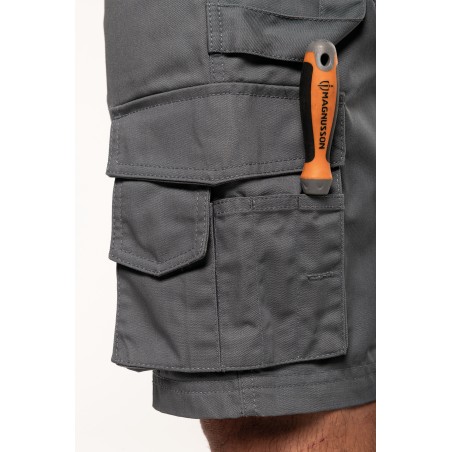Bermuda de travail multipoches