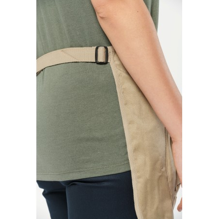 Tablier court de jardinage écoresponsable unisexe