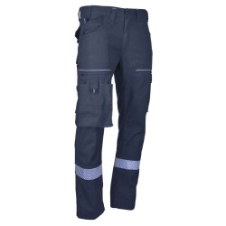 pantalon homme multipoches - LMA | LMA007 | Couleurs:Bleu nuit  | LMA | flocage broderie impression transfert  sérigraphie vêtem