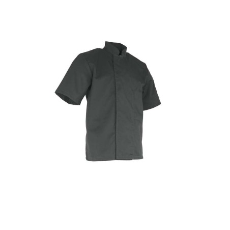 veste cuisine MC | LMA071 | Couleurs:Gris  | LMA | flocage broderie impression transfert  sérigraphie vêtement personnalisation