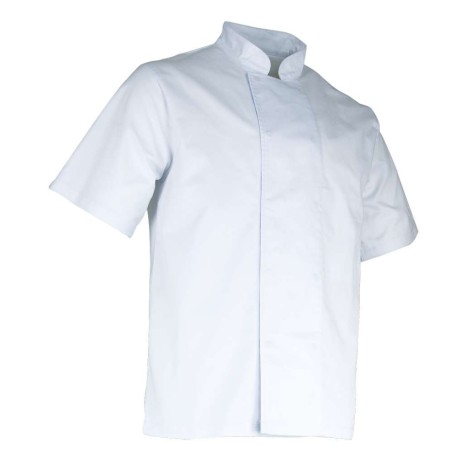 veste cuisinier MC pressions cachées | LMA072 | Couleurs:Blanc  | LMA | flocage broderie impression transfert  sérigraphie vêtem