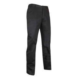 Pantalon taille élastiquée de cuisinier avec braguette à boutons | LMA080 | Couleurs:Noir  | LMA | flocage broderie impression t