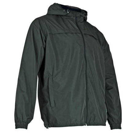 Blouson coupe-vent avec capuche | LMA097 | Couleurs:Kaki  | LMA | flocage broderie impression transfert  sérigraphie vêtement pe