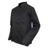veste cuisinier manches longues pressions cachées | LMA114 | Couleurs:Noir  | LMA | flocage broderie impression transfert  sérig