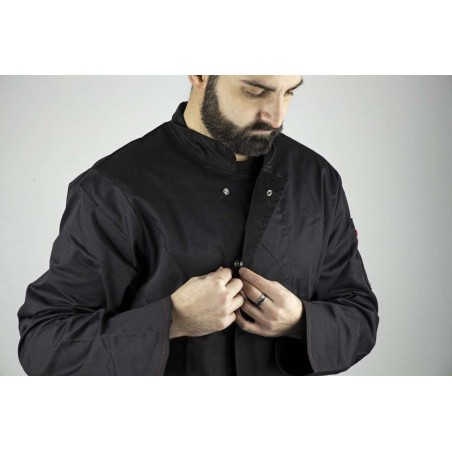 veste cuisinier manches longues pressions cachées | LMA114 |   | LMA | flocage broderie impression transfert  sérigraphie vêteme