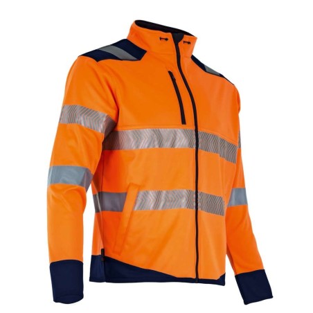 Veste bicolore micropolaire 3 couches - AUTHENTIC HV | LMA119 |   | LMA | flocage broderie impression transfert  sérigraphie vêt