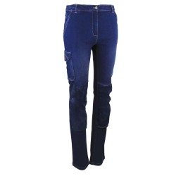 Pantalon stretch | LMA120 | Couleurs:Denim  | LMA | flocage broderie impression transfert  sérigraphie vêtement personnalisation