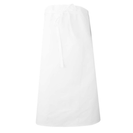 Tablier de cuisinier rectangle avec lien 90x100 | LMA122 | Couleurs:Blanc Tailles:U | LMA | flocage broderie impression transfer