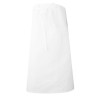Tablier de cuisinier rectangle avec lien 90x100 | LMA122 | Couleurs:Blanc Tailles:U | LMA | flocage broderie impression transfer