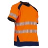 T-shirt bicolore manches courtes - Anti-UV UPF 50+ Maille HV | LMA126 |   | LMA | flocage broderie impression transfert  sérigra