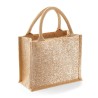 Shimmer Jute Mini Gift Bag | WM431 |   | Westford Mill | flocage broderie impression transfert  sérigraphie vêtement personnalis