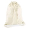Recycled Cotton Gymsac | WM910 | Couleurs:Natural Tailles:37 X 46 cm | Westford Mill | flocage broderie impression transfert  sé