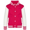 Kids´ Varsity Jacket | JH043K |   | Just Hoods | flocage broderie impression transfert  sérigraphie vêtement personnalisation