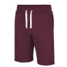 Campus Shorts | JH080 | Couleurs:Burgundy  | Just Hoods | flocage broderie impression transfert  sérigraphie vêtement personnali