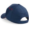 Casquette homme Ultimate à 5 panneaux sandwich contrasté | B15C | Couleurs:French Navy / Classic Red Tailles:One Size | BEECHFIE
