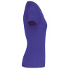 T-shirt de sport manches courtes col v femme | PA477 | Couleurs:Violet  | PROACT® | flocage broderie impression transfert  sérig