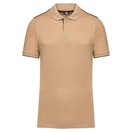 Polo DayToDay contrasté manches courtes homme | WK270 |   | WK. DESIGNED TO WORK | flocage broderie impression transfert  sérigr