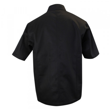 veste cuisinier manches courtes pressions cachées