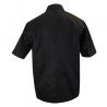 veste cuisinier manches courtes pressions cachées