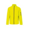 Veste softshell 3 couches homme | K401 | Couleurs:Fluorescent Yellow  | KARIBAN | flocage broderie impression transfert  sérigra