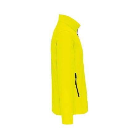 Veste softshell 3 couches homme | K401 | Couleurs:Fluorescent Yellow  | KARIBAN | flocage broderie impression transfert  sérigra